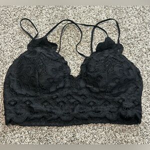 Wishlist Black Lace Bralette Size Small